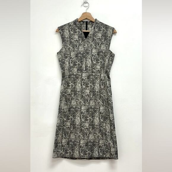 MM LaFleur Aditi Knee-Length Sleeveless Shift Dress Professional Crackle Size 2 - Picture 2 of 15